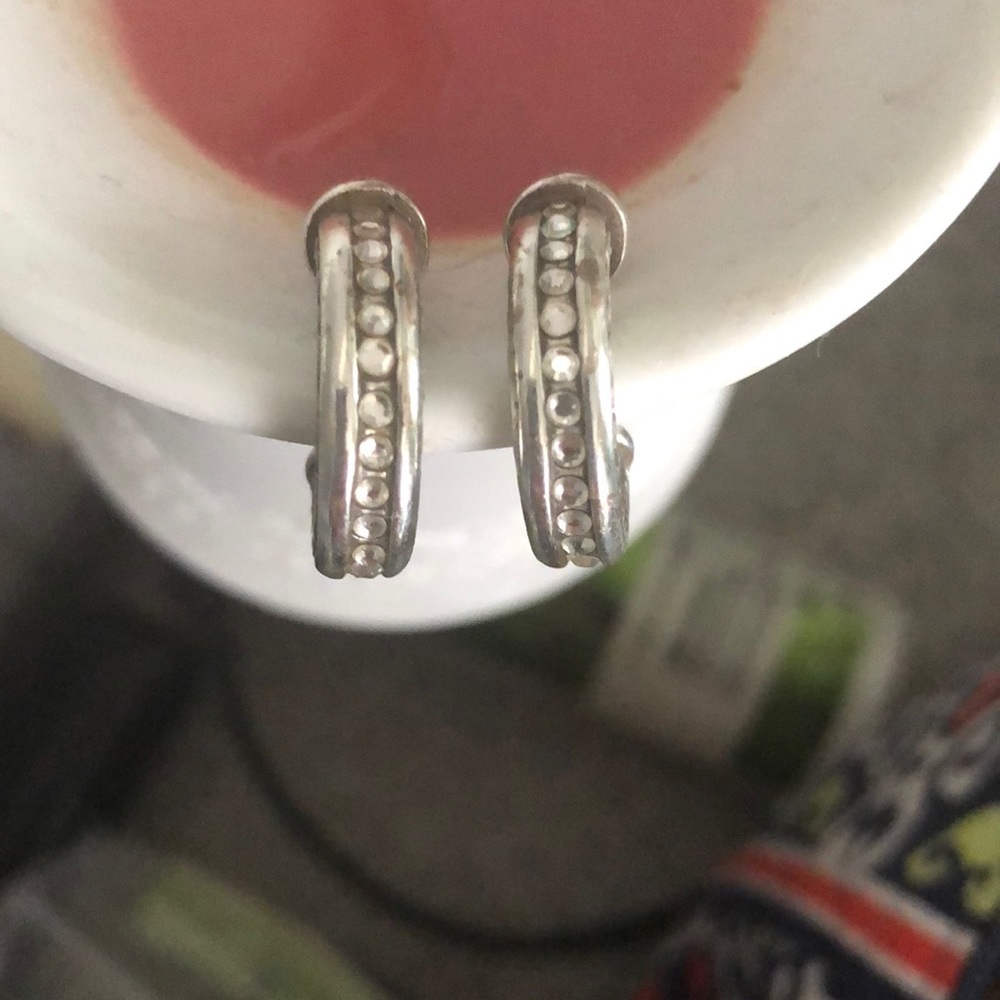 Brighton Post 1/2 Hoop Earrings